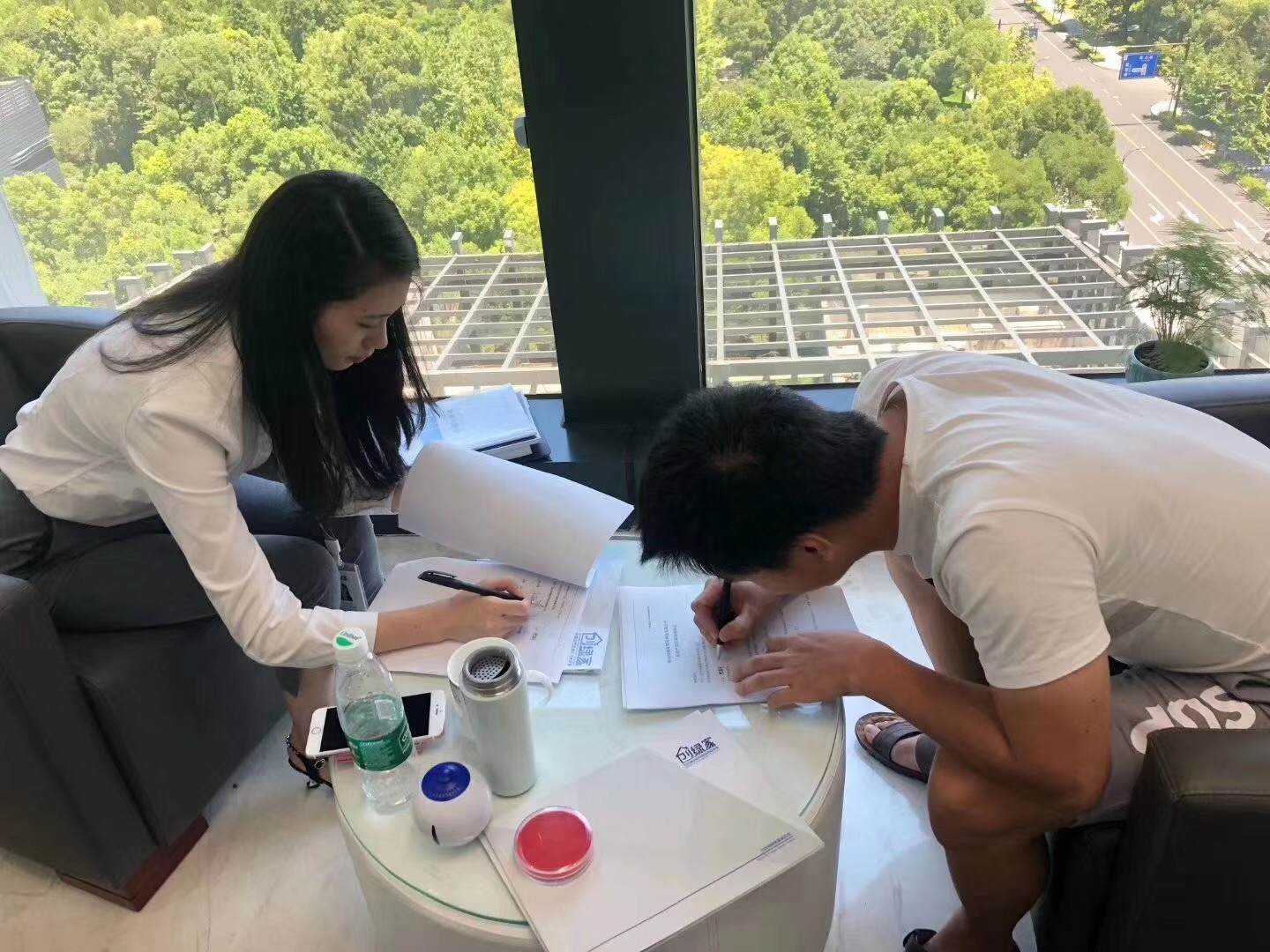 熱烈祝賀廖總簽約創(chuàng)綠家郴州市縣級(jí)代理！