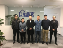 中室協(xié)凈化委秘書長楊軍、執(zhí)行主任尚婕蒞臨創(chuàng)綠家指導工作！