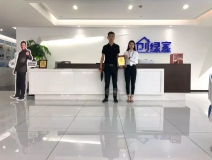 熱烈祝賀陳總簽約創(chuàng)綠家江蘇省南京市溧水縣區(qū)級(jí)代理！