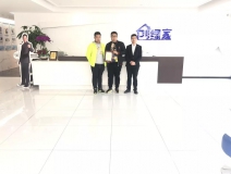 熱烈祝賀馬總、張總簽約創(chuàng)綠家天津市區(qū)級代理！